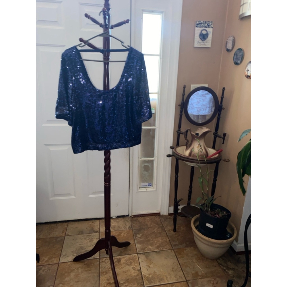 Women's Free People Sequin Top Size S